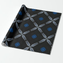blaues Prägepapier