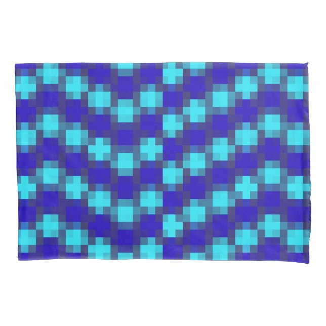 Blaues Prüfmuster, Kissengehäuse Kissenbezug (Vorderseite)