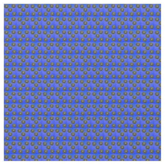 Blaues Rasen-Bowling-Muster, Stoff (Nahaufnahme)