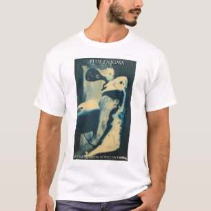 Blaues Rätsel T-Shirt