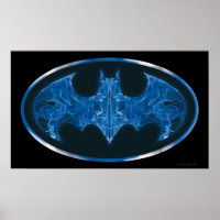 Blaues Rauchbattsymbol