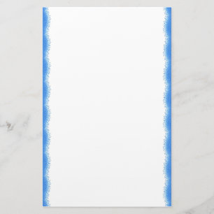 Blaues Regentropfen-Grenzbriefpapier Briefpapier