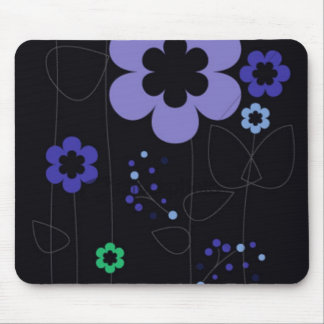 blaues Retro Mousepad