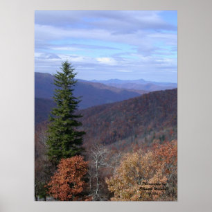Blaues Ridge, Fotografie byEllenetta Marshall2006 Poster