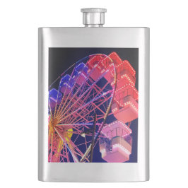 Blaues Riesenrad Flachmann