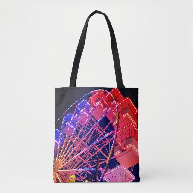 Blaues Riesenrad Tasche (Vorderseite)