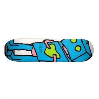 Blaues Robo Brett Skateboard