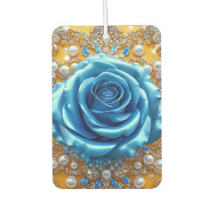 💎 Blaues Rosen-Diamant-Design für Autodekor-Liebh Autolufterfrischer