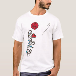 blaues/rotes Monterey-Anfangst-stück T-Shirt