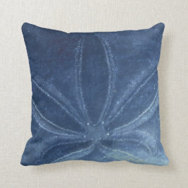 Blaues Sand-Dollar-Wurfs-Kissen Kissen