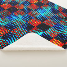 Blaues Schach, schmutzige Orange, Fake mit Flecken