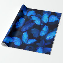 Blaues Schmetterlingspapier