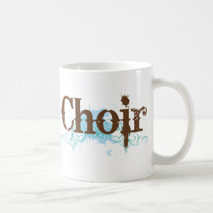 Blaues Schmutz-Chor-Logo-Geschenk Kaffeetasse