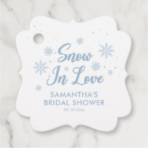 Blaues Schnee im Winter Brautparty der Liebe