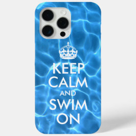 Blaues Schwimmbad Wasser Behalte ruhig und schwimm title_seo2