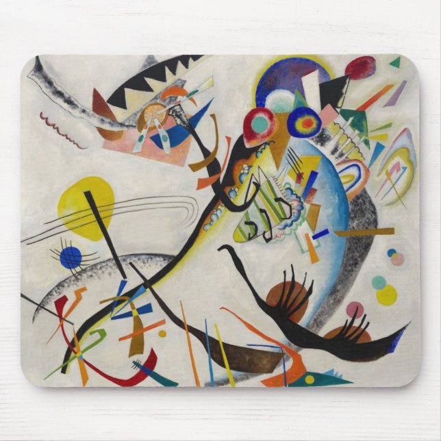 Blaues Segment Mousepad (Vorne)