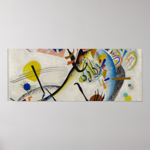 Blaues Segment Poster