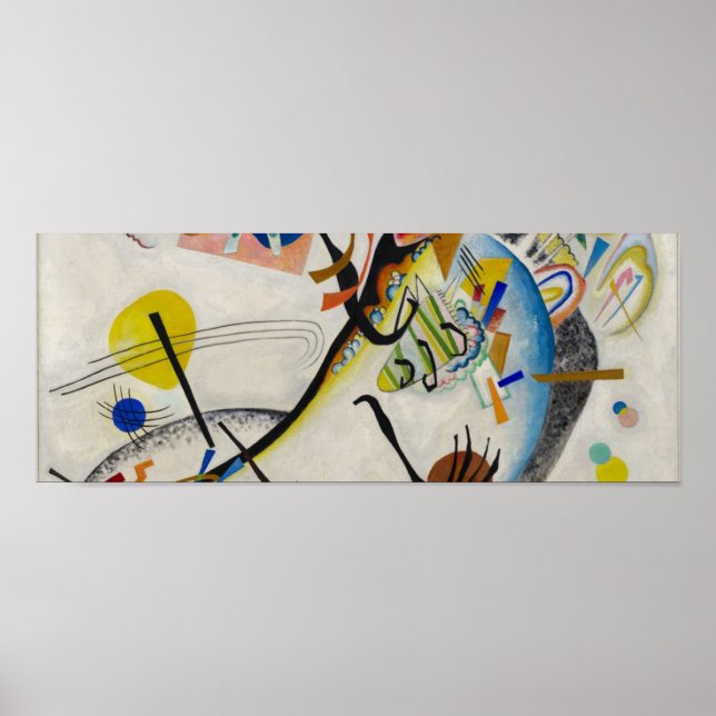 Blaues Segment Poster (Vorne)