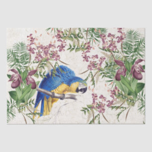 Blaues Seidenpapier