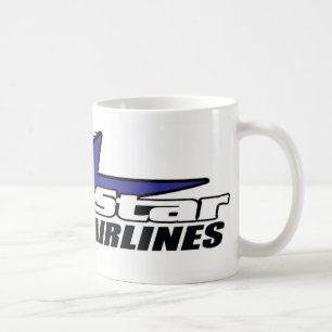 Blaues Star Airlines Kaffeetasse
