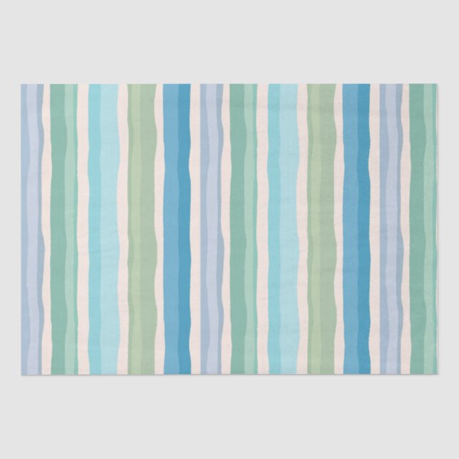 Blaues Strickpapier Seidenpapier (Vorderseite)