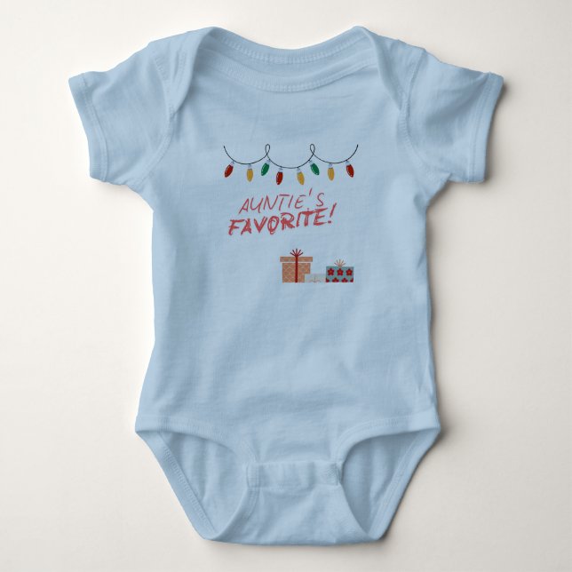 Blaues Stück für Baby Baby Strampler (Vorderseite)