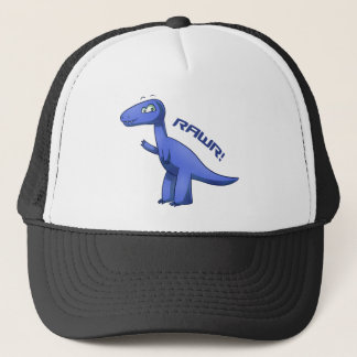 Blaues T-Rex Truckerkappe