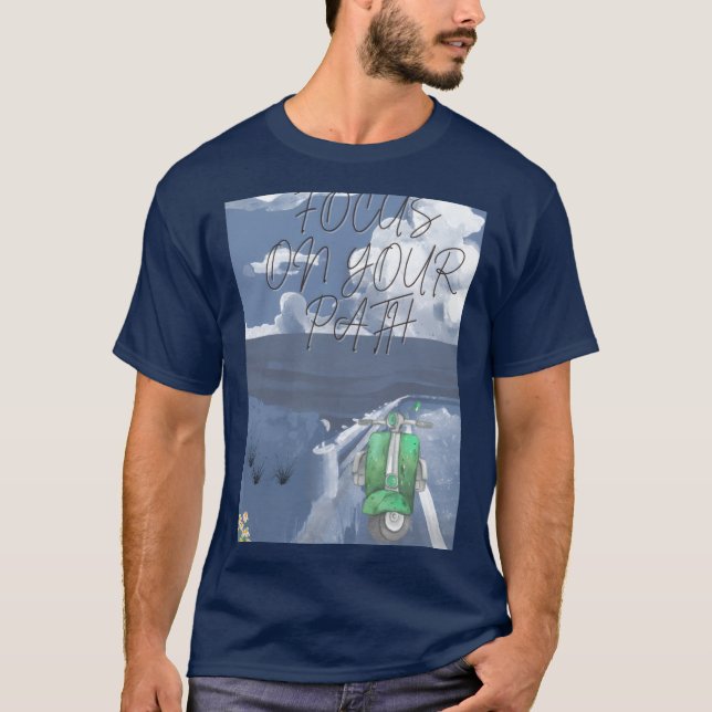 BLAUES T-SHIRT  (Vorderseite)