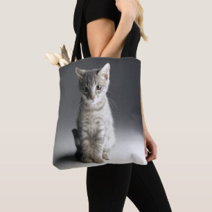 Blaues Tabby-Kätzchen Tasche