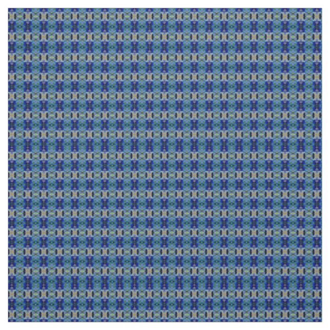 Blaues Tapisserie-Gewebe Stoff (Muster)