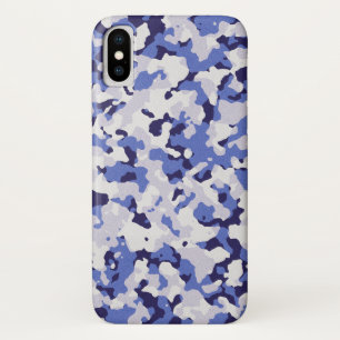 Blaues Tarnmuster Case-Mate iPhone Hülle