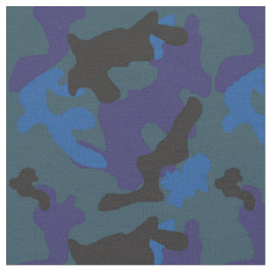 Blaues Tarnungs-Gewebe Stoff