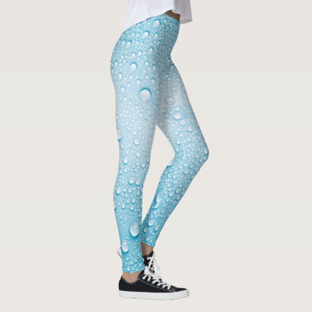 BLAUES TAUFALL-MUSTER LEGGINGS (Rechts)