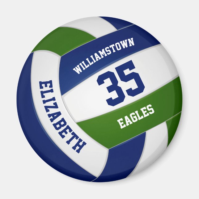 Blaues Team im Volleyballclub Magnet (Vorne)