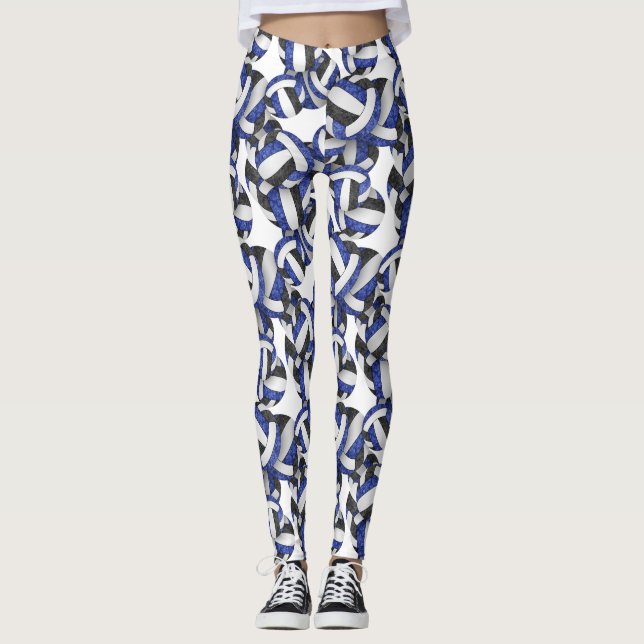 Blaues Team Leggings (Vorderseite)