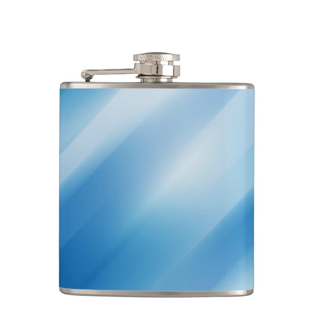 Blaues Topaz Flachmann (Vorderseite)