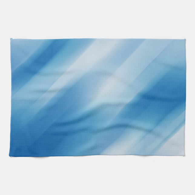 Blaues Topaz Geschirrtuch (Horizontal)
