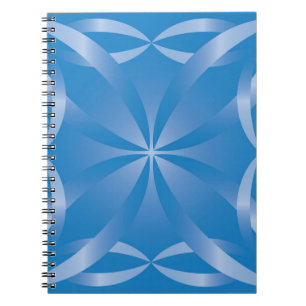blaues Topaz-Muster Notizblock
