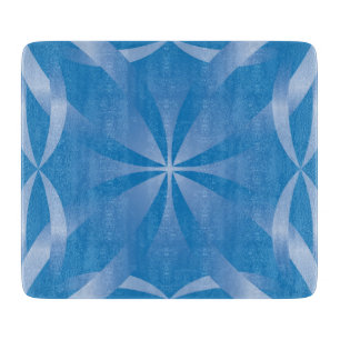 blaues Topaz-Muster Schneidebrett
