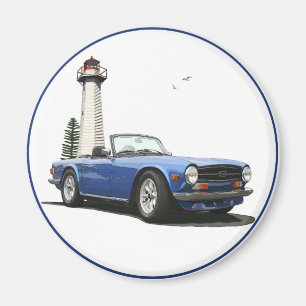 Blaues TR6 Magnet
