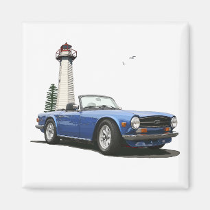 Blaues TR6 Magnet
