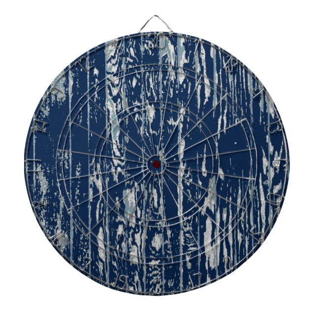 Blaues Treibholz Dartscheibe (vorne)