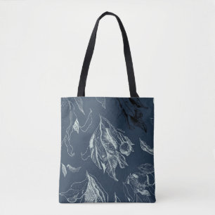 Blaues u. blasses es-grün Gumleaves Tasche -