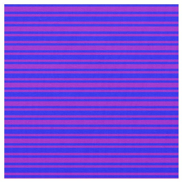 Blaues und dunkles Violettmuster Stoff (Nahaufnahme)