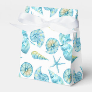Blaues und gelbes Meer Leben Nautical Geschenkschachtel
