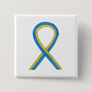 Blaues und gelbes Multifunktionsleisten-Button Button