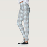 Blaues und graues Pastellkariertes Leggings<br><div class="desc">Blaue und Grau überprüfte PastellLeggings.</div>
