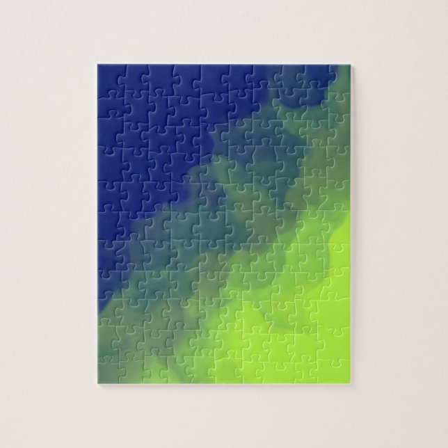 Blaues und grünes Muster (Vertikal)
