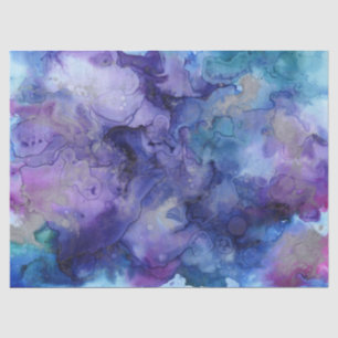 blaues und lila Papierpapier Seidenpapier