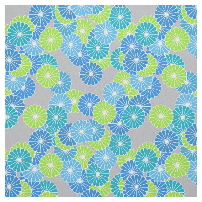 Blaues und Limones Grün des Stoff (Muster)